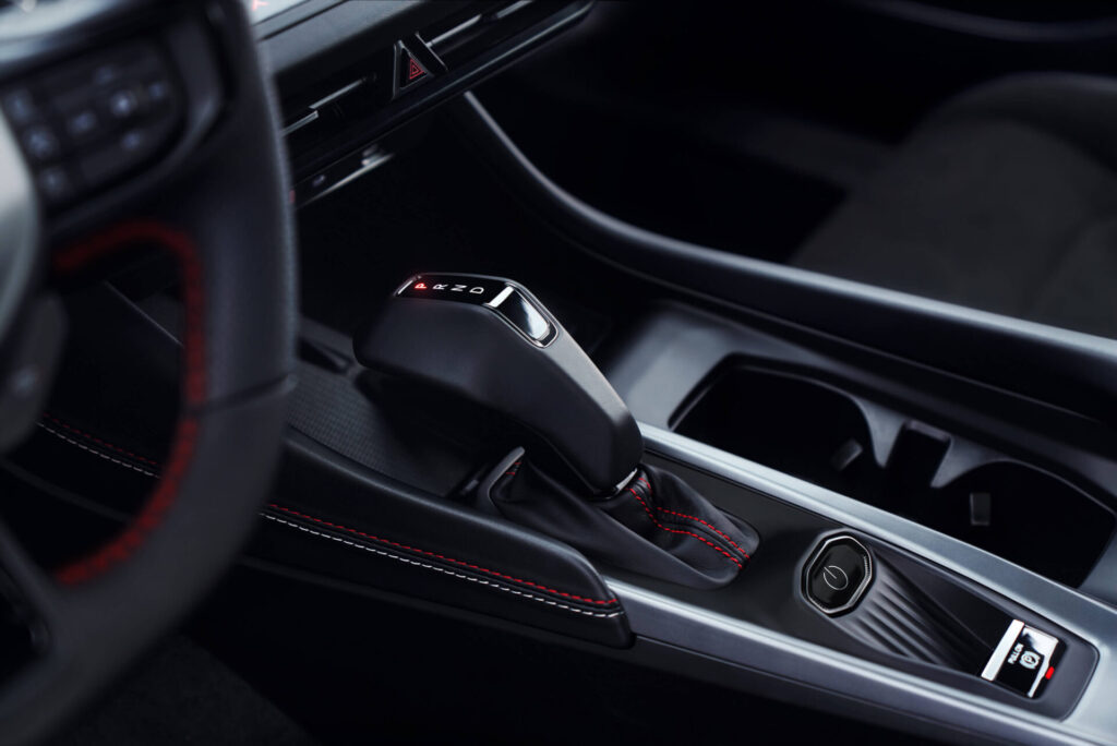 An all-new modern pistol-grip shifter and the start power button are packaged close to get her on the center console of the all-new Dodge Charger which also incorporates a wireless phone charger.