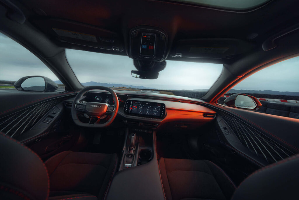Electric Dodge Charger 2024 dashboard